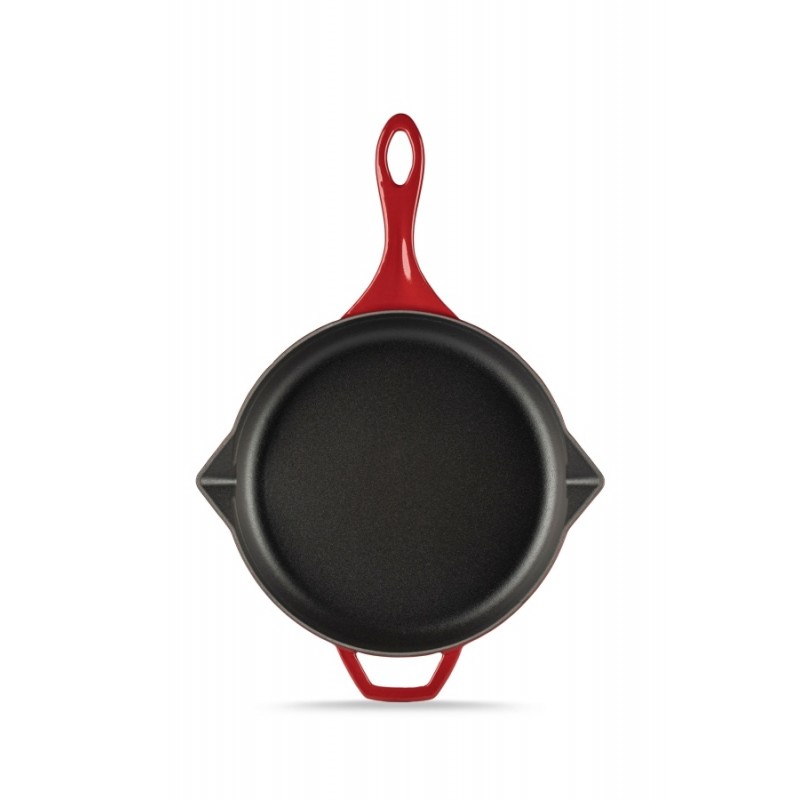 Zománcozott öntöttvas serpenyő Solagio, Rubin, Ф24cm - 