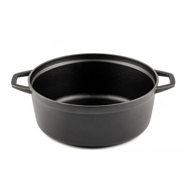 Öntöttvas mélyedény Solagio, Black Onyx, Ф28 - Öntöttvas edény