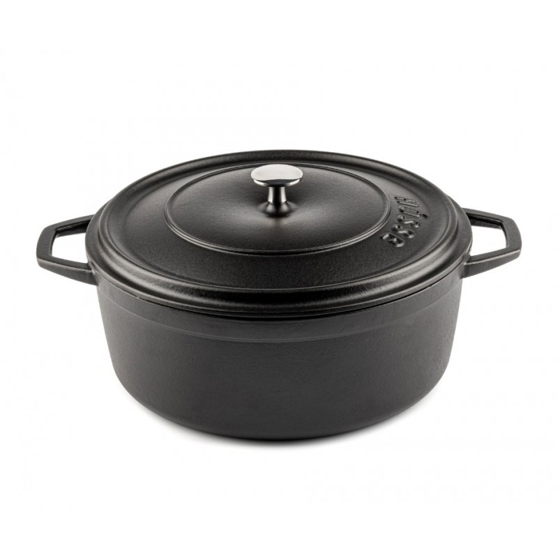 Öntöttvas mélyedény Solagio, Black Onyx, Ф28 - Öntöttvas edény