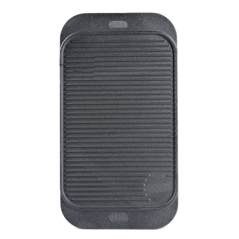 Kétoldalas öntöttvas grill lemez, 48x26 cm - 