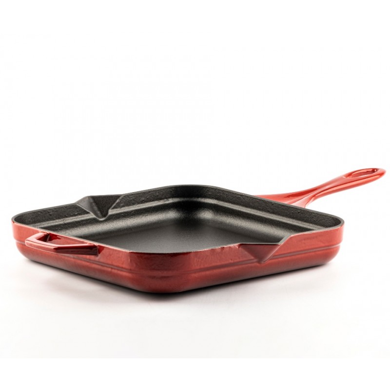 Zománcozott öntöttvas serpenyő Solagio, Rubin, 28x28cm - 