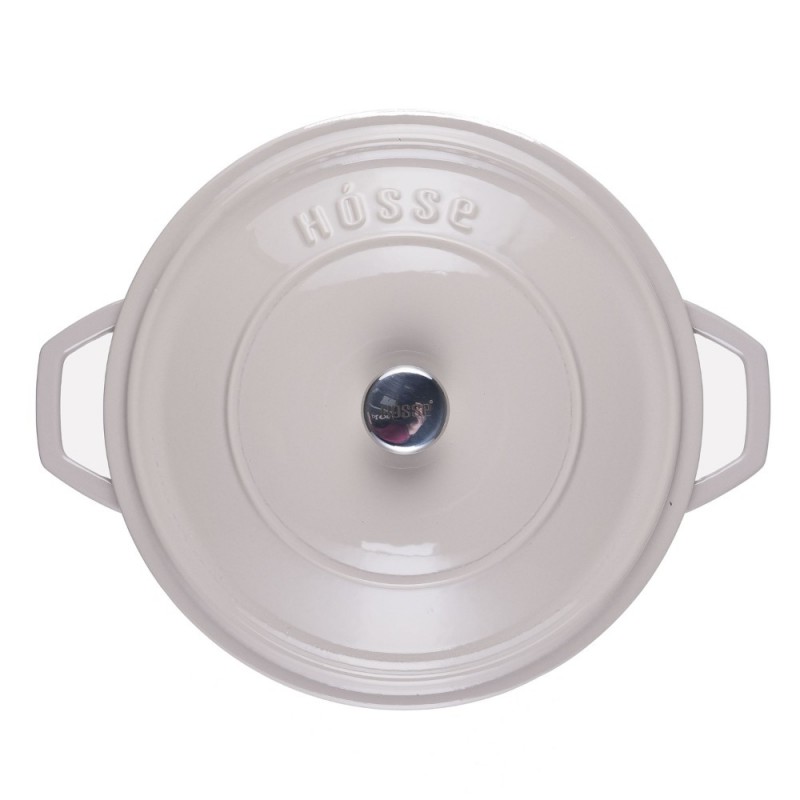 Öntöttvas sekély edény Hosse, Ivory, Ф28 | Öntöttvas edény |  |