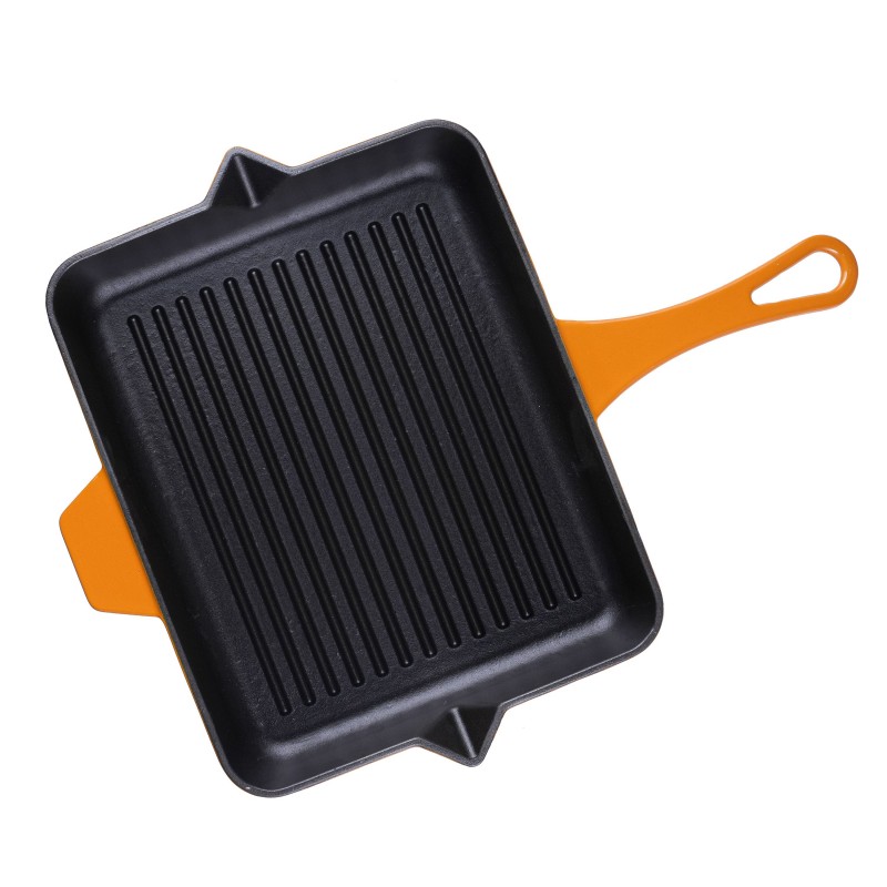 Zománcozott öntöttvas grill serpenyő Solagio, Dijon, 26x32cm - 